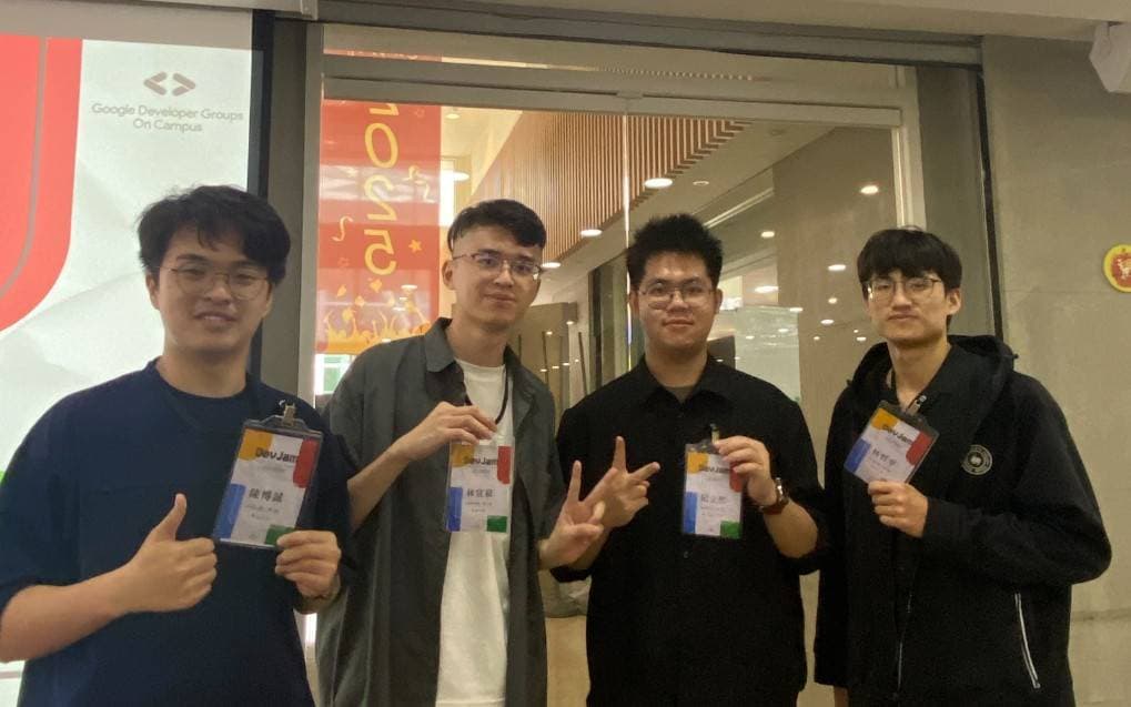DevJam hackathon team photo